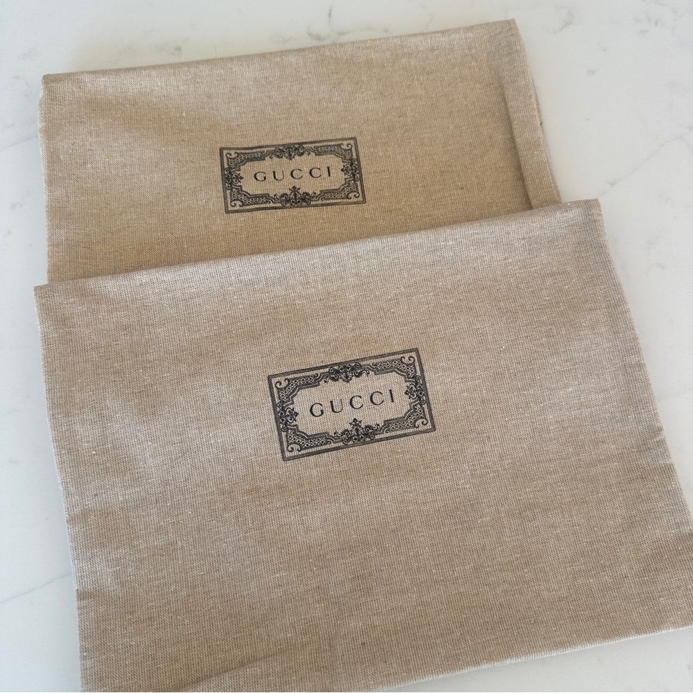 Authentic Gucci Dust Bags - Brand New, Never Used (Set of 2)